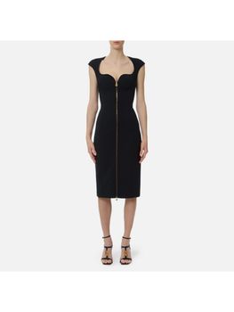 Abito Elisabetta Franchi AB90061E2 da donna nero.