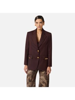 Giacca Elisabetta Franchi GI23962E2 da donna cacao.